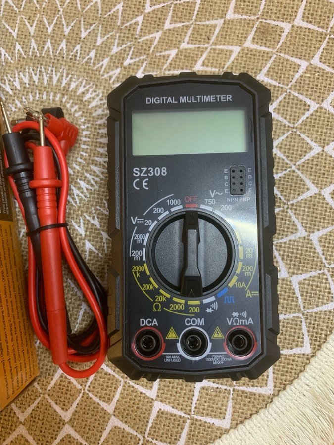 Helt ny Digital multimeter SZ308