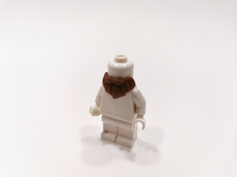 Lego - tillbehör - skägg - beard - part 93223 - brun (reddish)