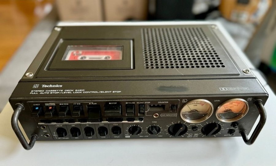 Technics 646D portabelt kassettdäck, VINTAGE