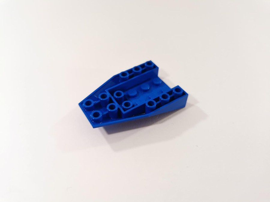 Lego - wedge - underdel - front - 6x4 - part 4856 - blå