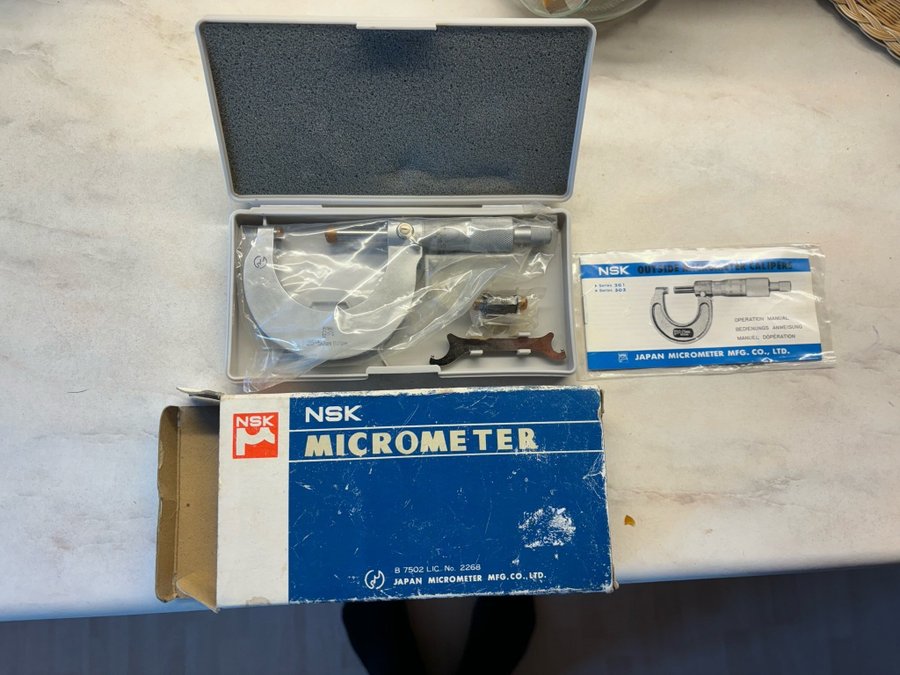 NSK Mikrometer 25-50mm No 2268 Micrometer