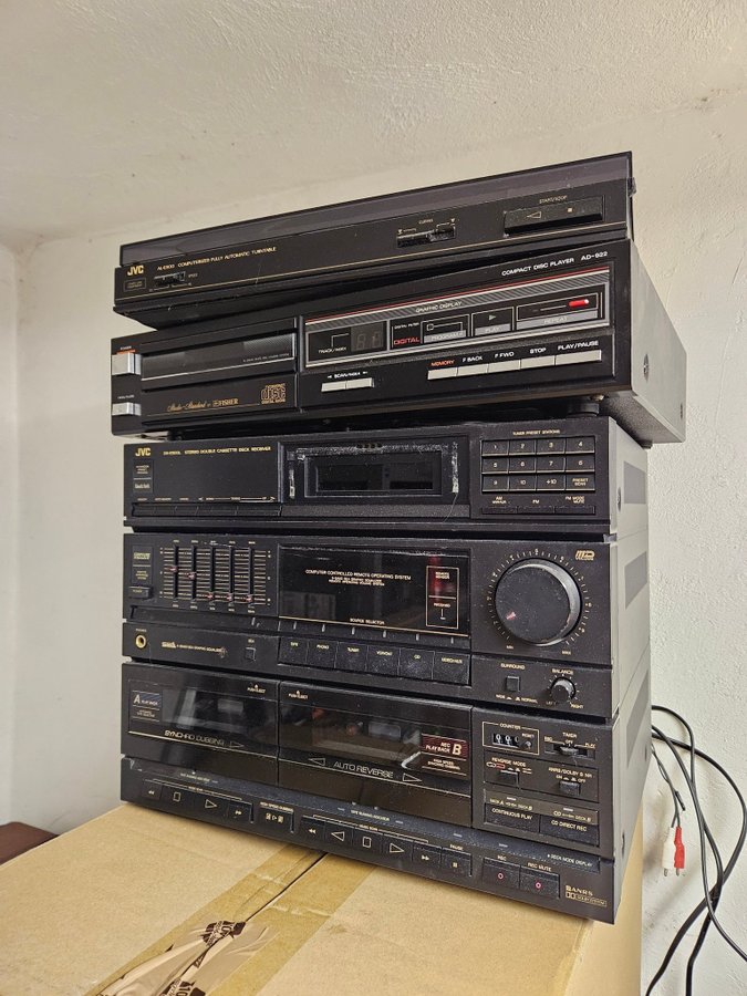 JVC Stereo System + Fisher CD