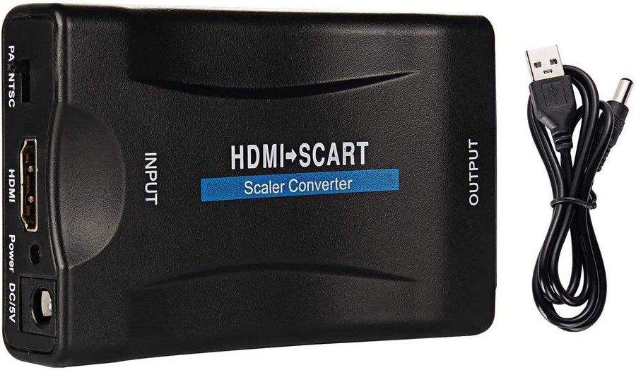 HDMI till Scart adapter 1080P HD Video Audio