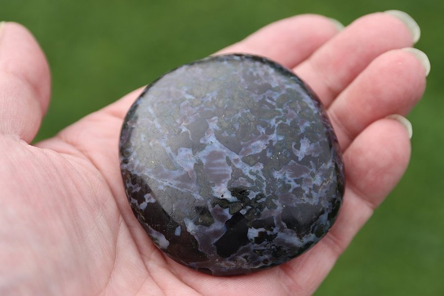 Indigo Gabbro Handsten - 180 gram - Madagaskar