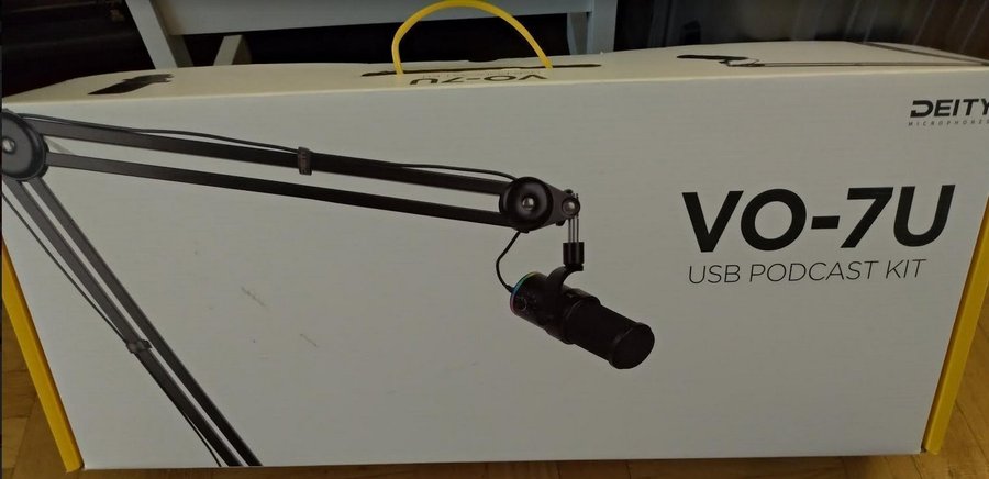 Mikrofon med bomarm Deity VO-7U USB Podcast Microphone