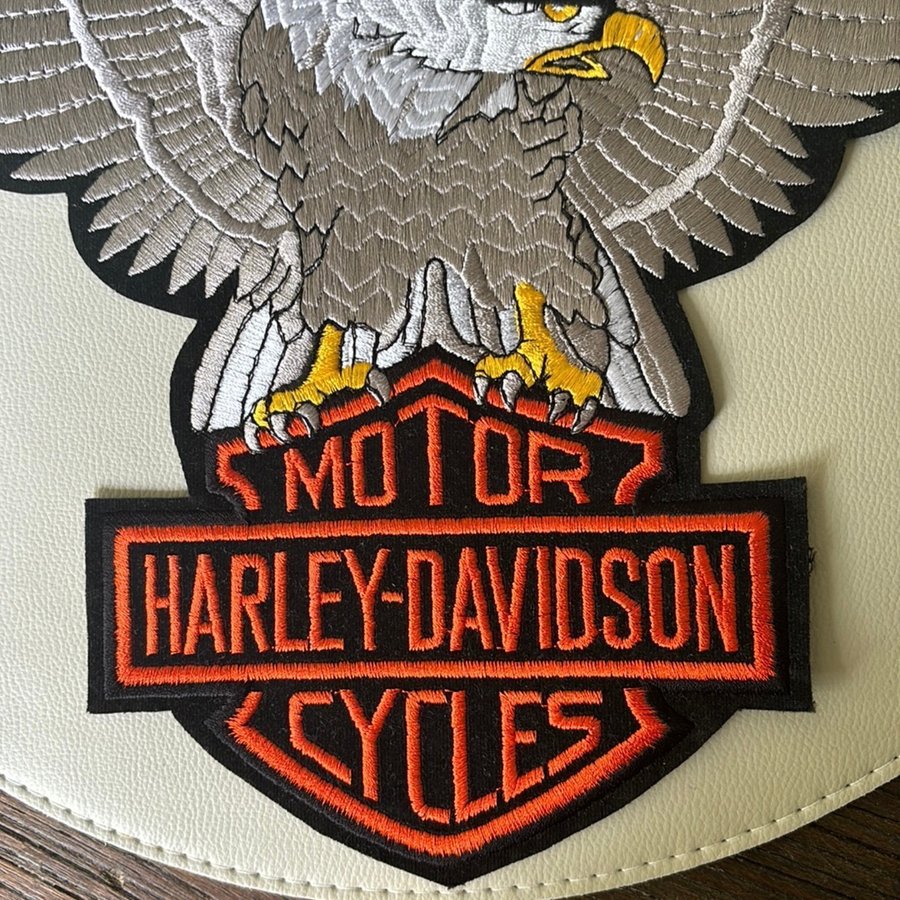 Harley Davidson brodyrmärke Eagle stor nu