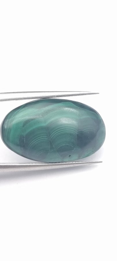 Oval Malachite Cab