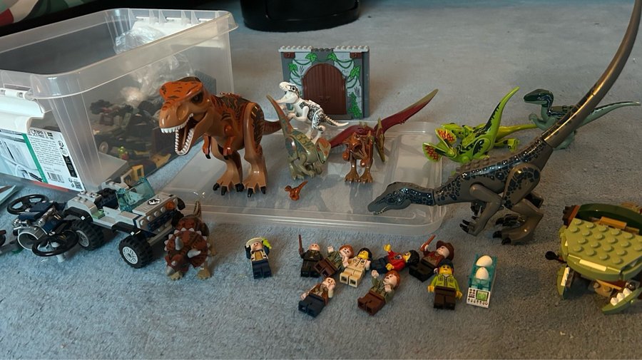 Lego Jurassic World - dinosaurier, figurer och fordon