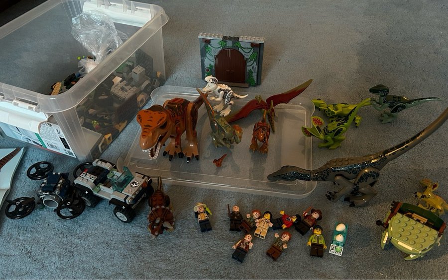 Lego Jurassic World - dinosaurier, figurer och fordon