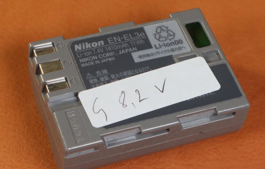 Nikon EN-EL3e batteri ex 3