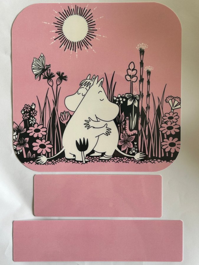 Klädsel/beslag till Awab pall retro. Mumin Kram