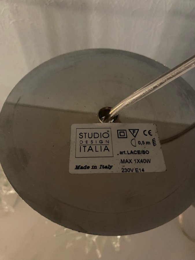 Studio Italia Design Lace Sospensione Hänglampa lampa taklampa