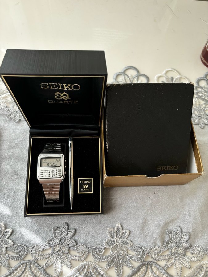 Vintage Seiko Digital Klocka med Räknare refC153-5007