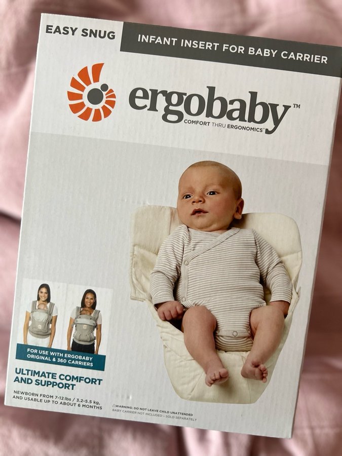 Spädbarnsinlägg Ergobaby Easy Snug Infant Insert