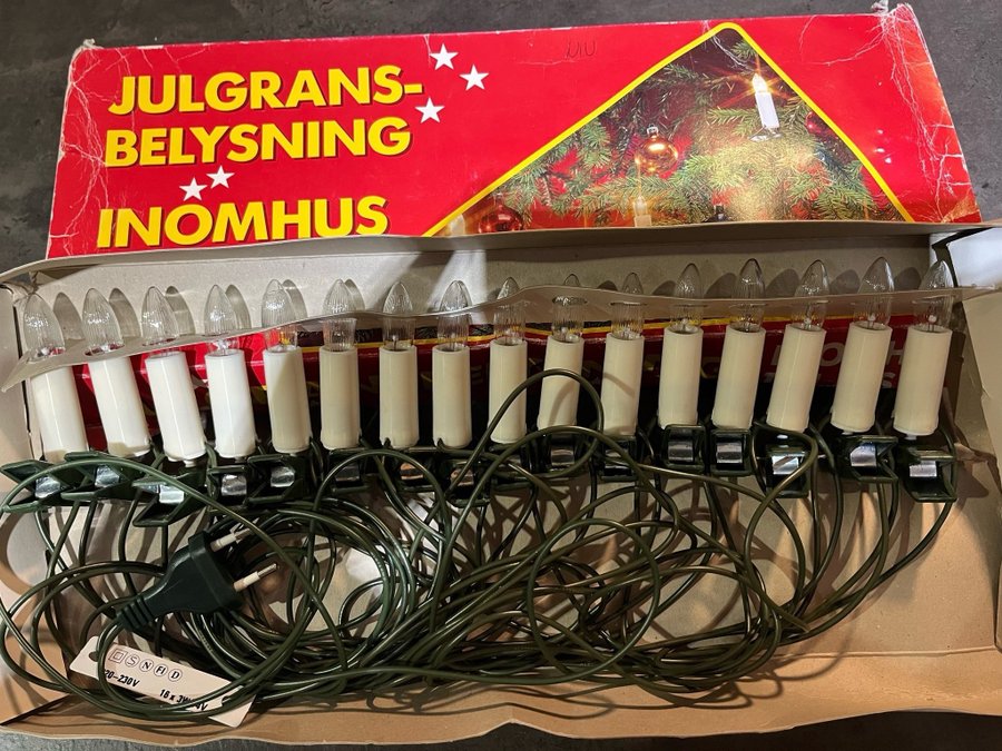 Julgransbelysning inomhus