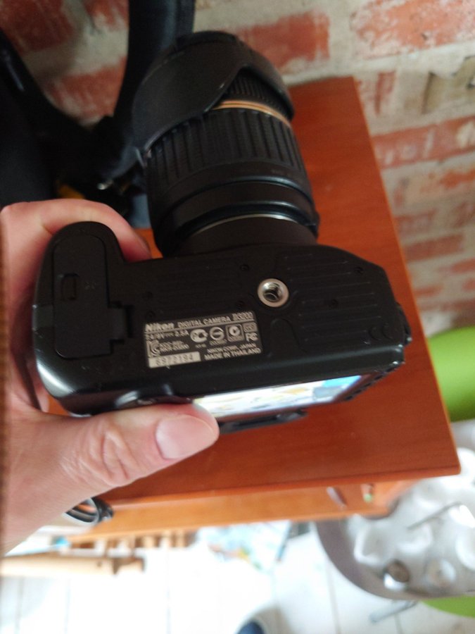 Nikon D3200 24.2 mp, 64 ram, 18-200mm Tamron objektiv og