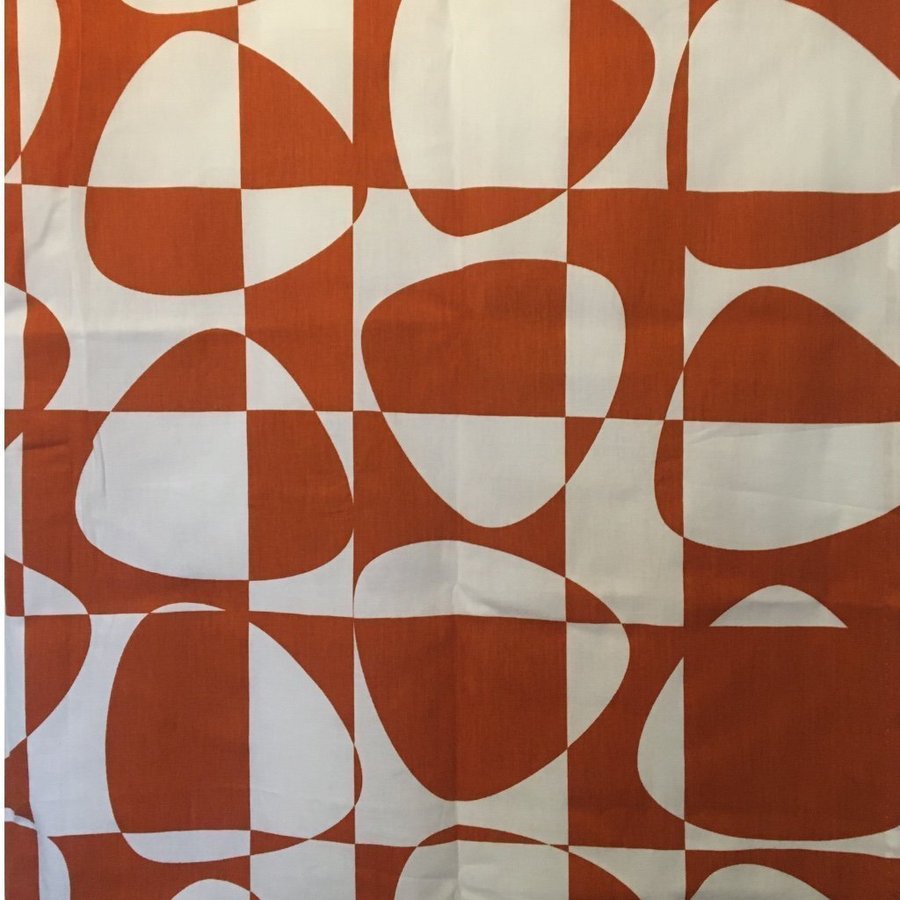 Härlig rost/ orange gardin 140x240 cm