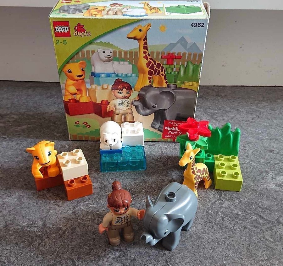 LEGO Duplo 4962 Djurpark zoo Komplett nyskick