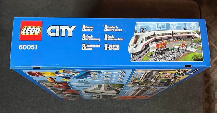 Lego City Motoriserat Höghastighetståg 60051. År 2014. NY  OÖPPNAD