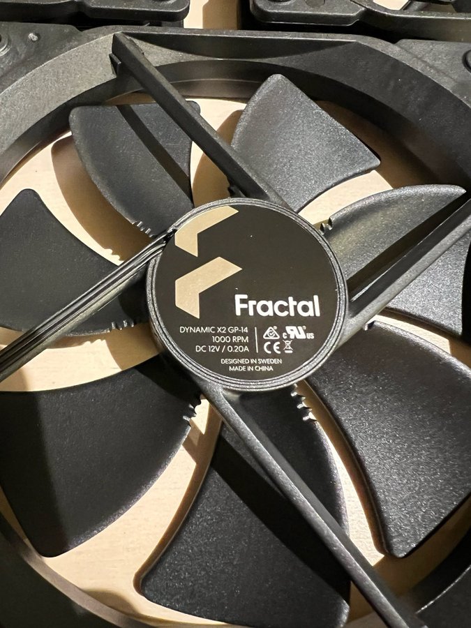 Fractal Design Dynamic X2 GP-14 140mm Fläktar med skruvar