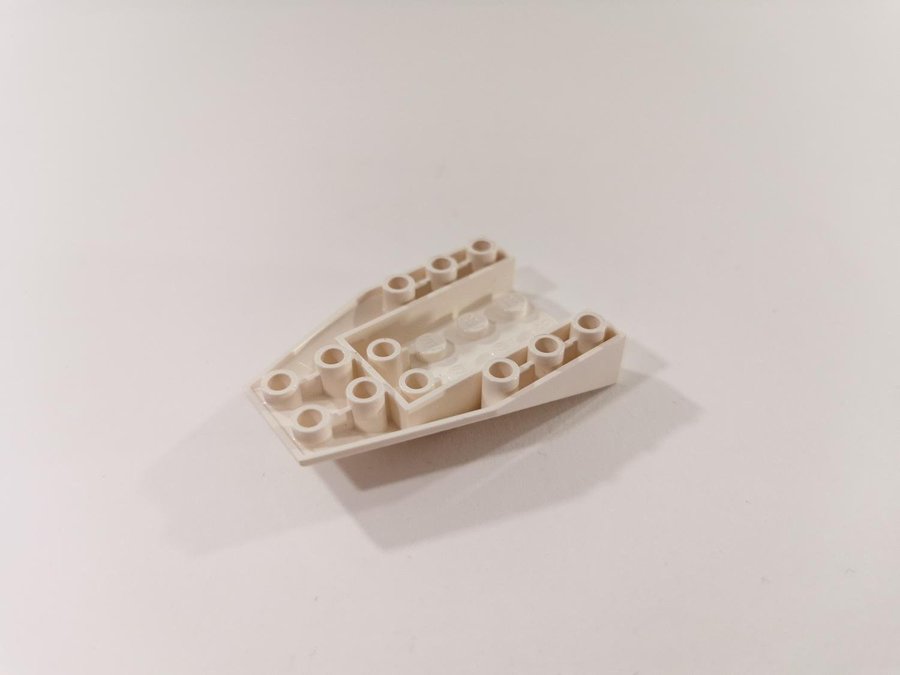 Lego - wedge - underdel - front - 6x4 - part 4856 - vit