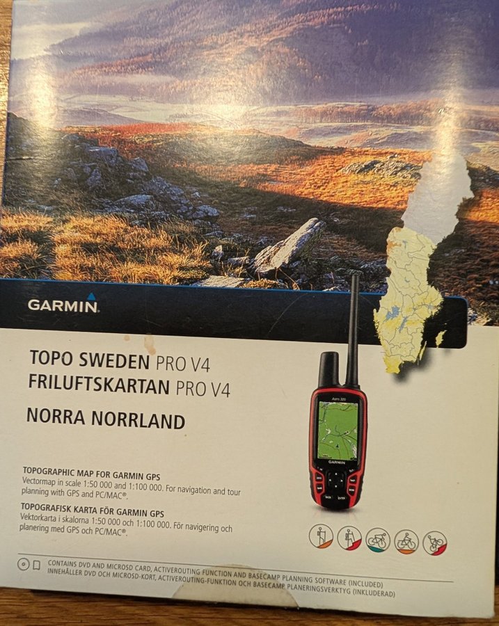 Garmin Topo Sweden Pro V4 Norra Norrland