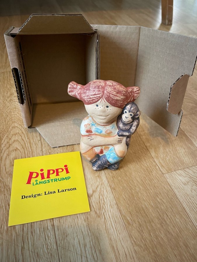 Pippi Långstrump figur av Lisa Larson