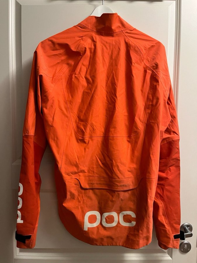 POC orange regnjacka, storlek MEDIUM