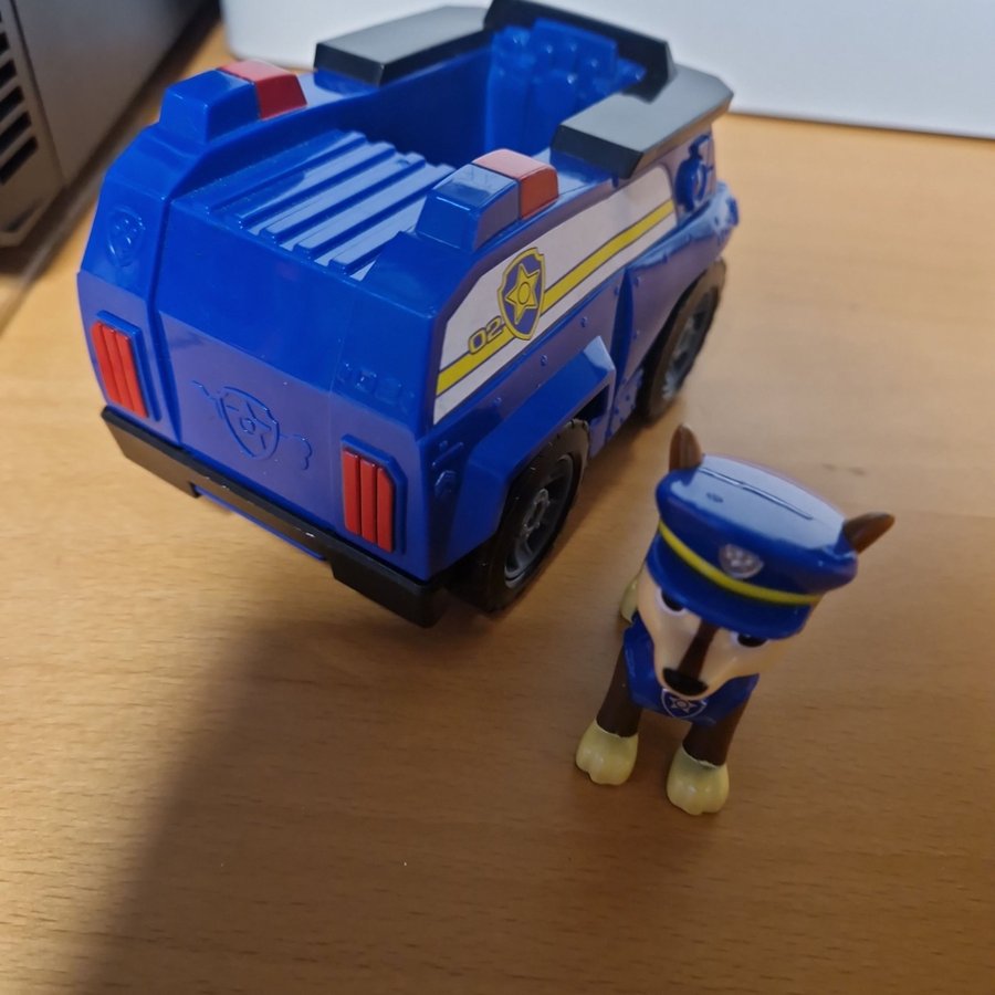 Paw Patrol Chase bil med figur