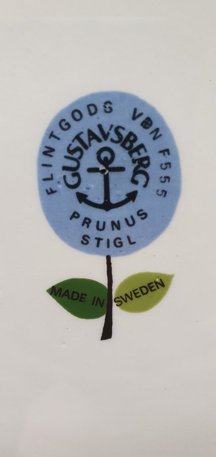 4 st tallrikar Gustavsberg Prunus Stigl