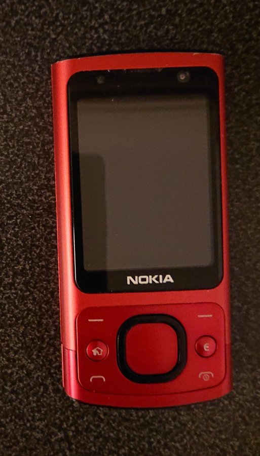 NOKIA 6700 SLIDE Röd med Original Laddare