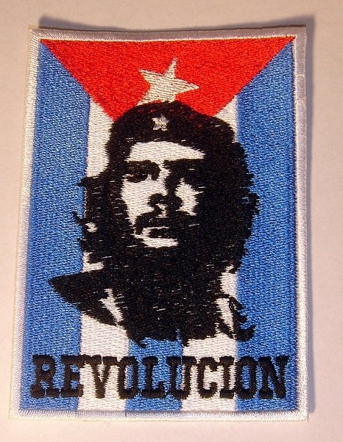 CHE GUEVARA CUBA REVOLUCION NYTT TYG MÄRKE !!!!!