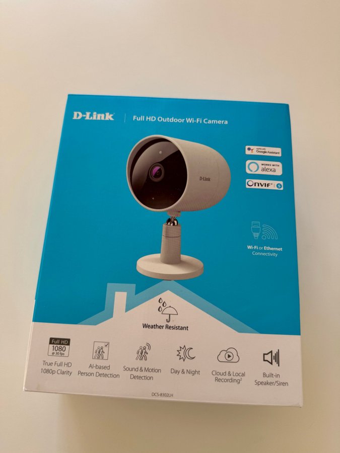 D-Link DCS-8302LH Full HD Outdoor Wi-Fi Camera