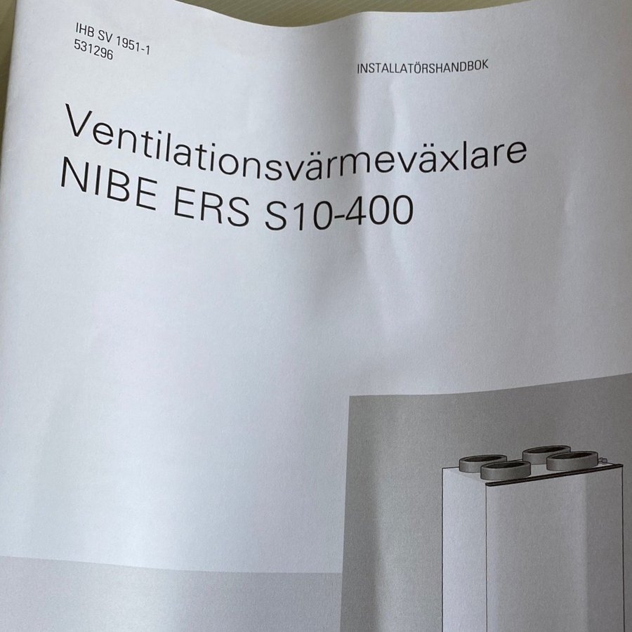 Ventilation värmeväxlare