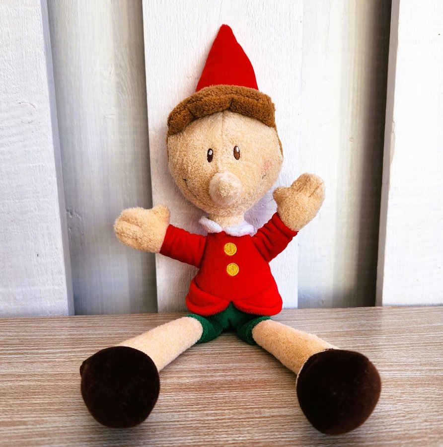 Adorable Sevi 1831 Italy - Pinocchio Plush Stuffed Toy Doll