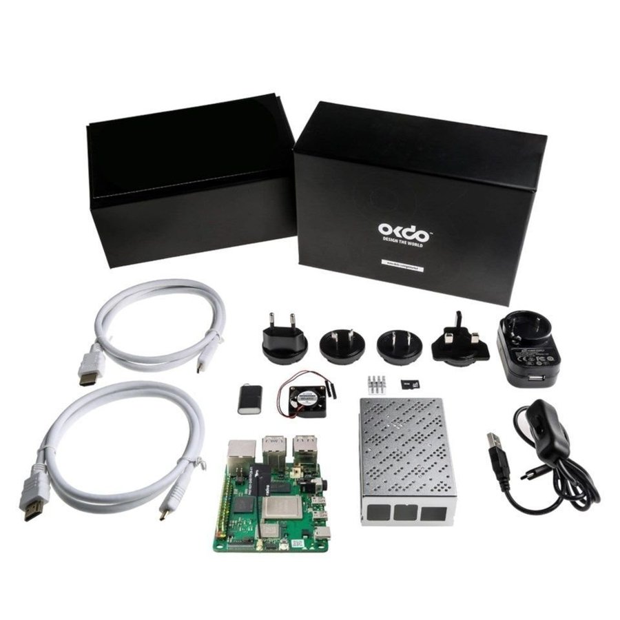 Rock 4C+ innovation kit, alternativ till raspberry Pi