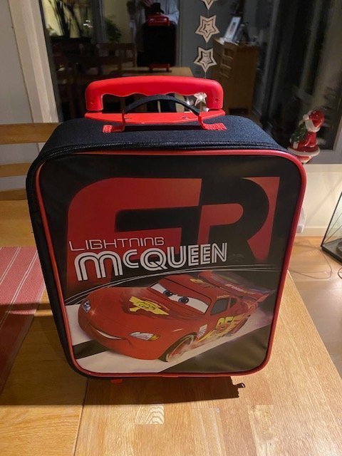 Resväska med hjul - Bilar - Lightning McQueen