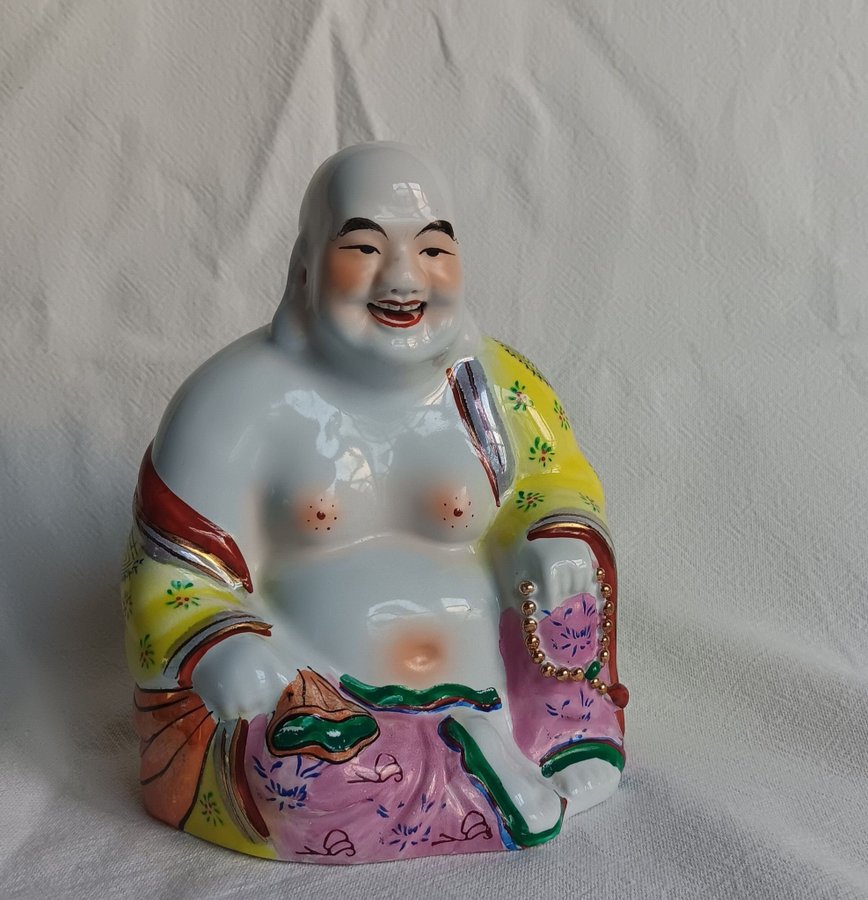 Buddha statyett porslin