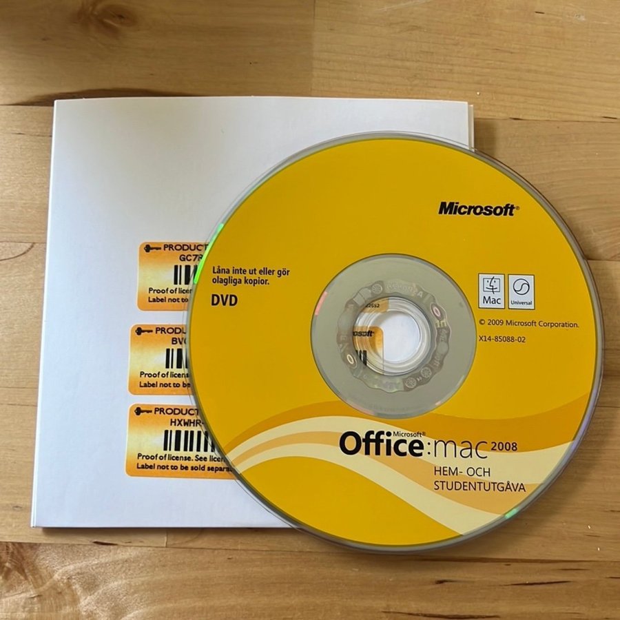 Microsoft Office 2008 för Mac - Hem- och Studentutgåva