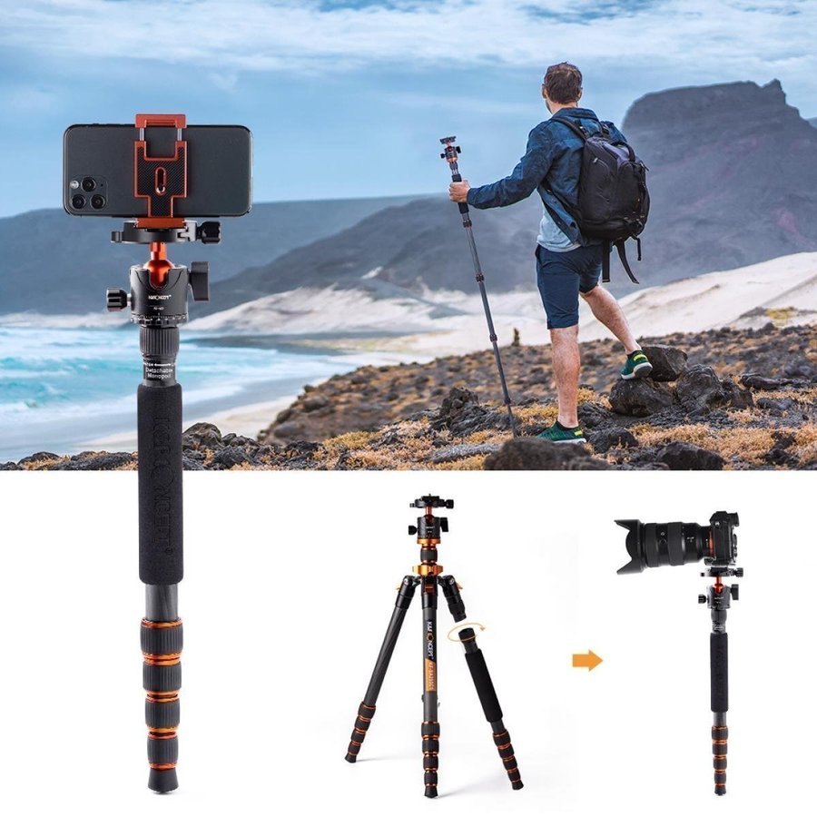 HELT NY - Kamera Stativ / Kamerastativ / Tripod / Monopod / DSLR Kamera  Mobil