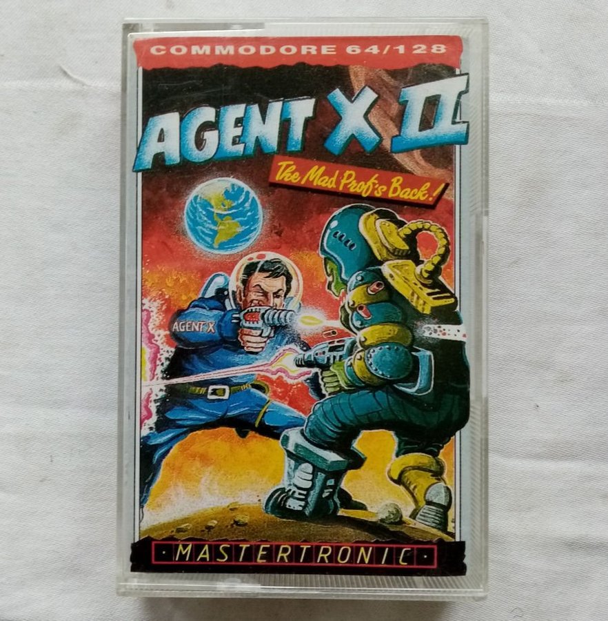 Agent X II - The Mad Prof's Back! (Mastertronic) - Commodore 64 / C64 Spel