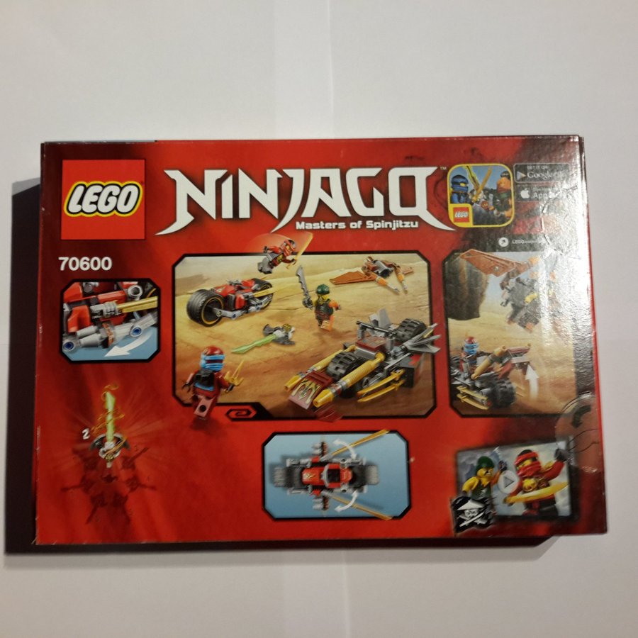 Lego Ninjago 70600 - Masters of Spinjitzu OÖPPNAD