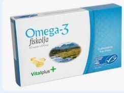 Vitalplus D-vitamin 30 tabletter och Omega-3 fiskolja 60 kapslar Nytt!