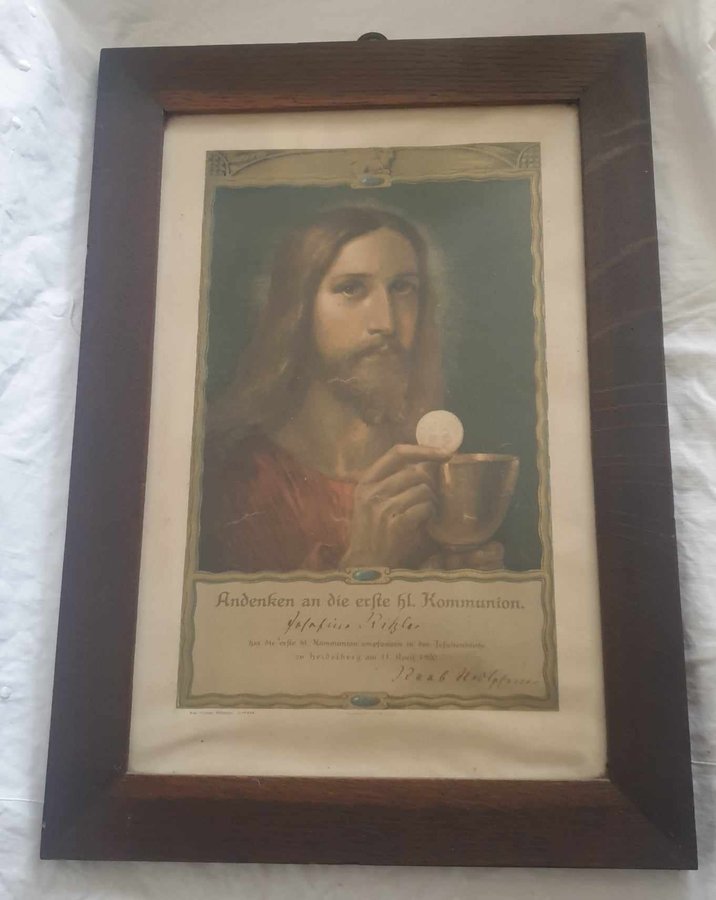 Jesus Christus BILD - H 45 cm B 32 cm