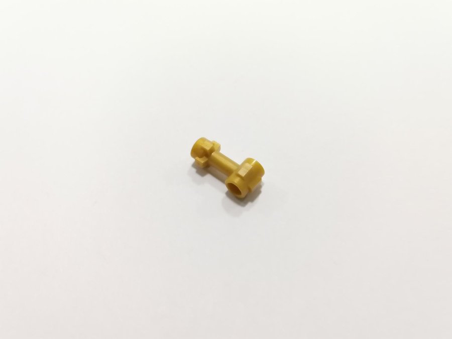 Lego - tillbehör - fäste - handtag - part 92690 - guld (pearl gold)