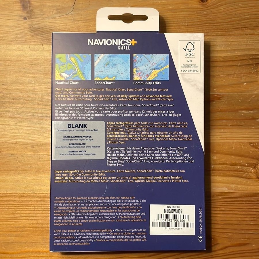 Navionics+ - MSD - 5G599S2 - Sverige