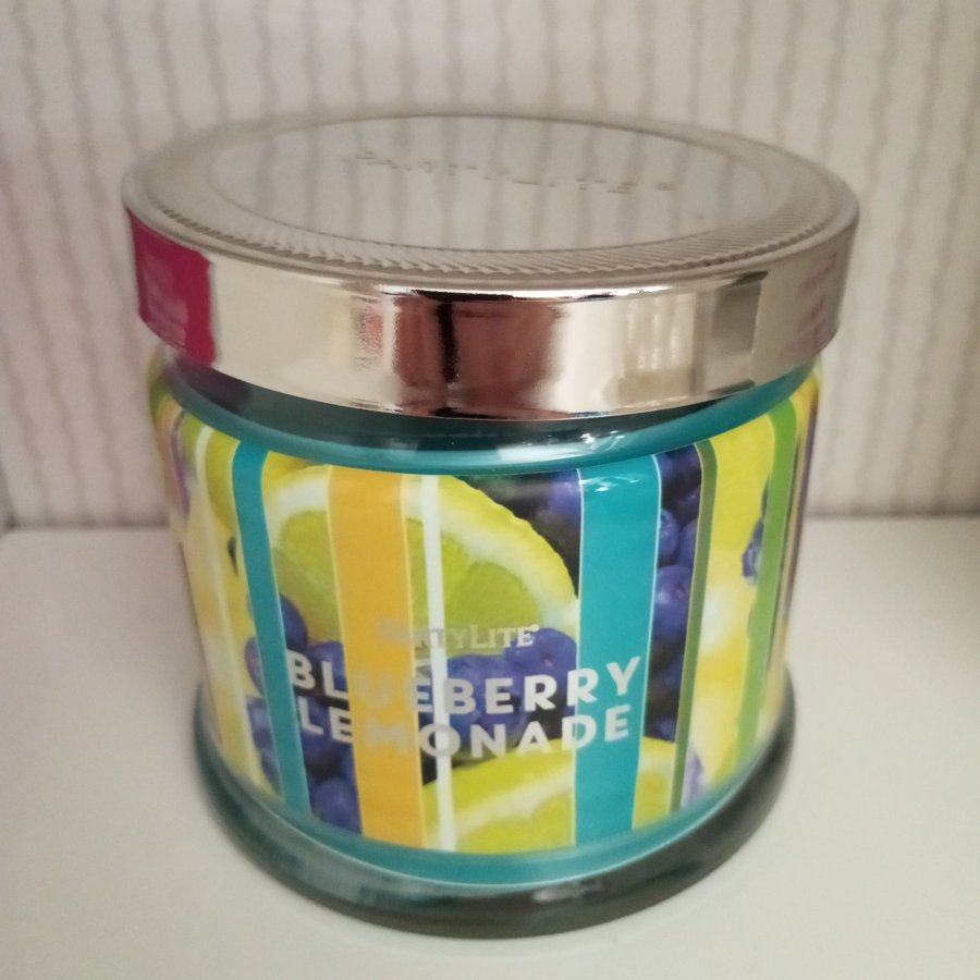 Partylite Blueberry lemonade 3 vek ljus