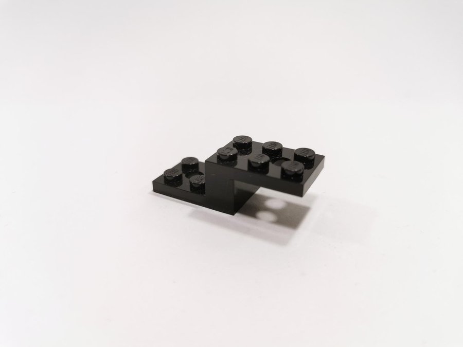 Lego - bracket - vinklad - 5x2x1 1/3 - part 11215 - svart