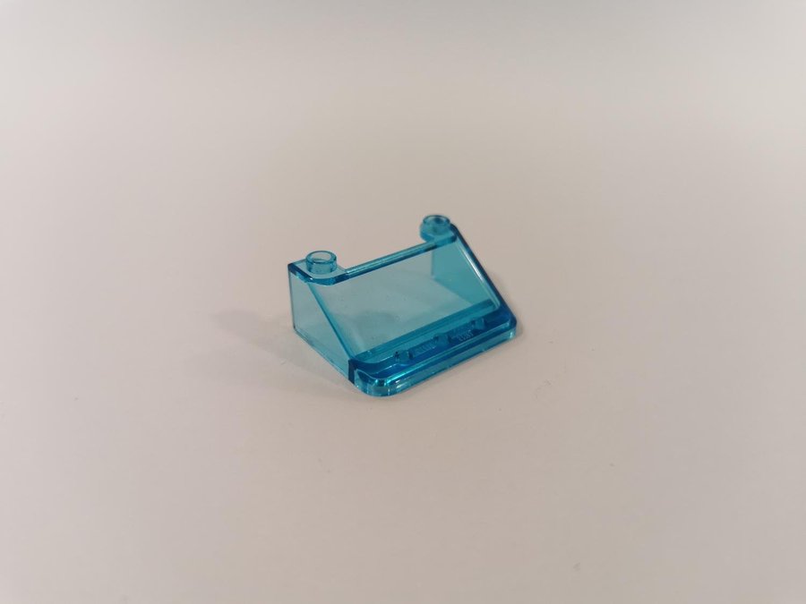 Lego - transparent - ruta - Windscreen - part 57783 - trans light blue - blå