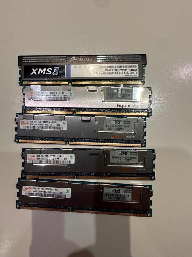 4x 8GB DDR3 RAM